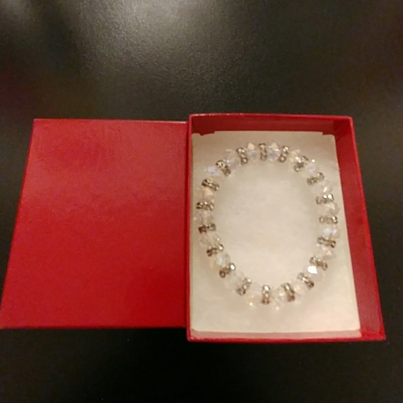 Crystal Clear Metallic Bracelet - Picture 8 of 8